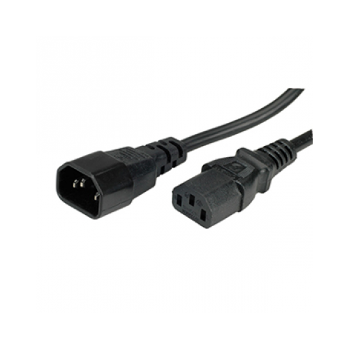 VALUE Monitor Power Cable (extension), IEC, black, 1.8m
