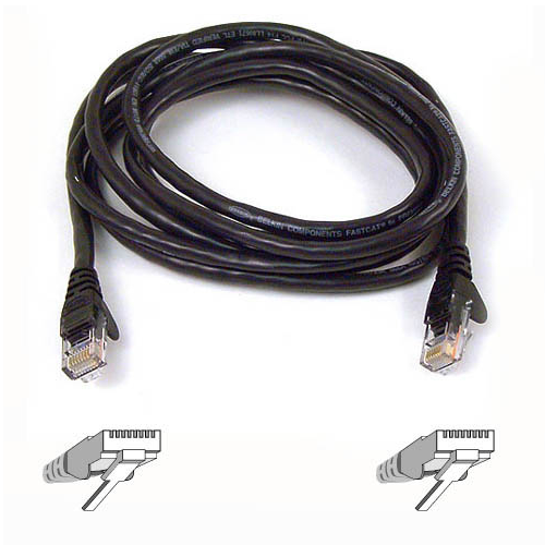 BELKIN SNAGLESS CAT6 PATCH CABLE-3 meters A3L980b03M-BLKS