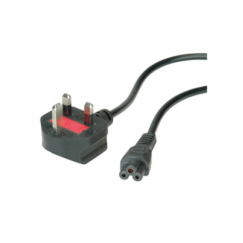 VALUE Power Cord C5-Plug (3A) UK
